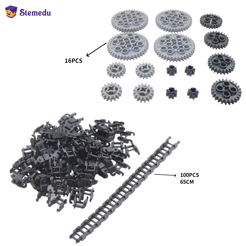 Lego Set Technic - مجموعة قطع طوب مسار قطار MOC-teth