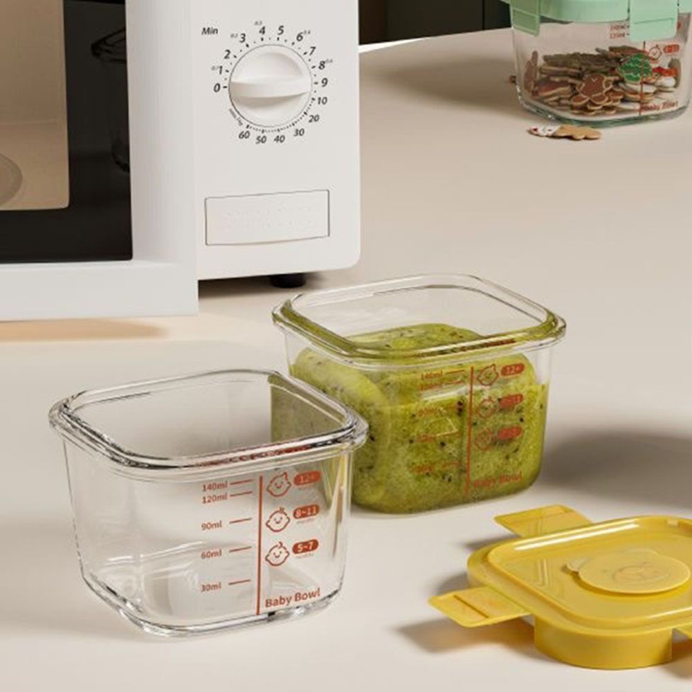 Baby Food Jars Glass - علبة تخزين طعام جديدة سعة 170