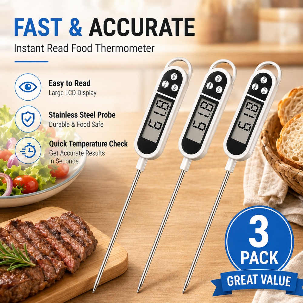 Baby Food Meat - مقياس حرارة رقمي بمدى درجة حرارة