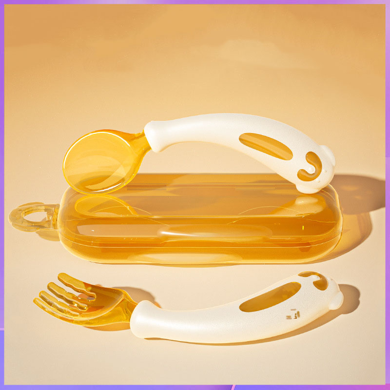 Baby Food Year Old - شوكة ملعقة أطفال/تعلم تناول الطعام للتدريب/ملعقة
