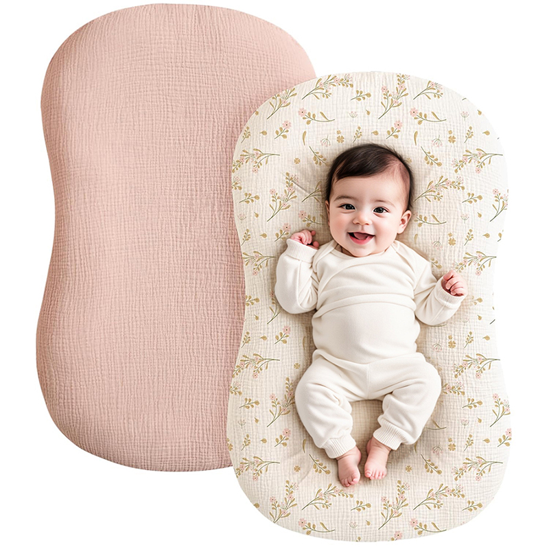 Baby Food Nestum - 2 قطعة غطاء استلقاء الطفل الشاش