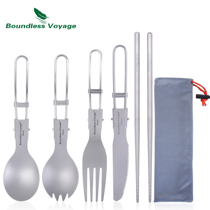 Weaning Spoon Set - رحلة لا حدود لها التيتانيوم أدوات