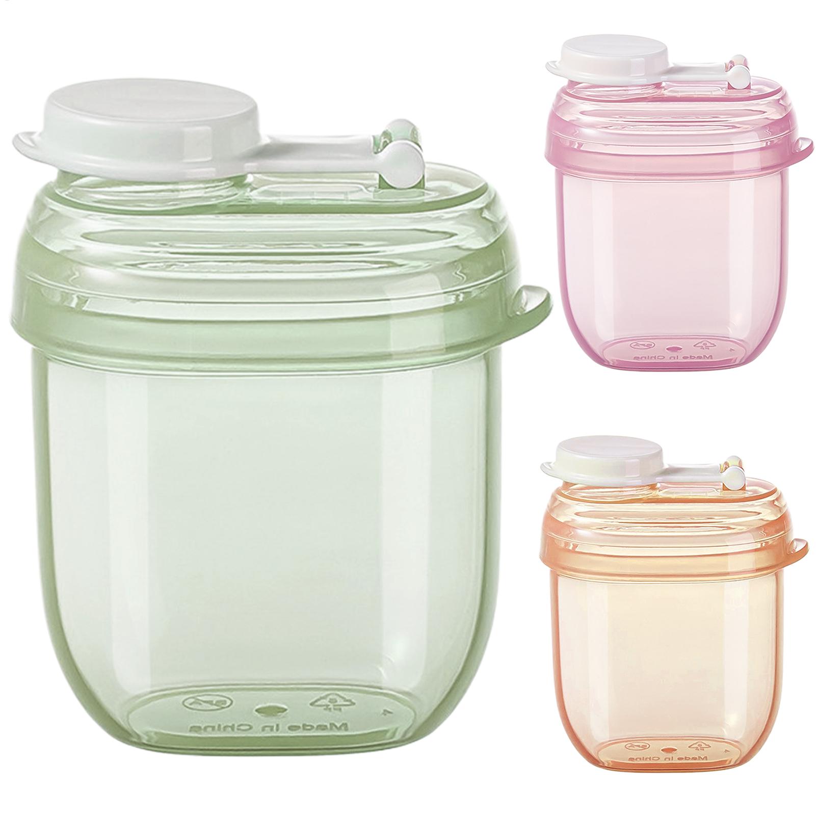 Baby Food On The Go - موزع مسحوق الحليب المحمول محكم الإغلاق،