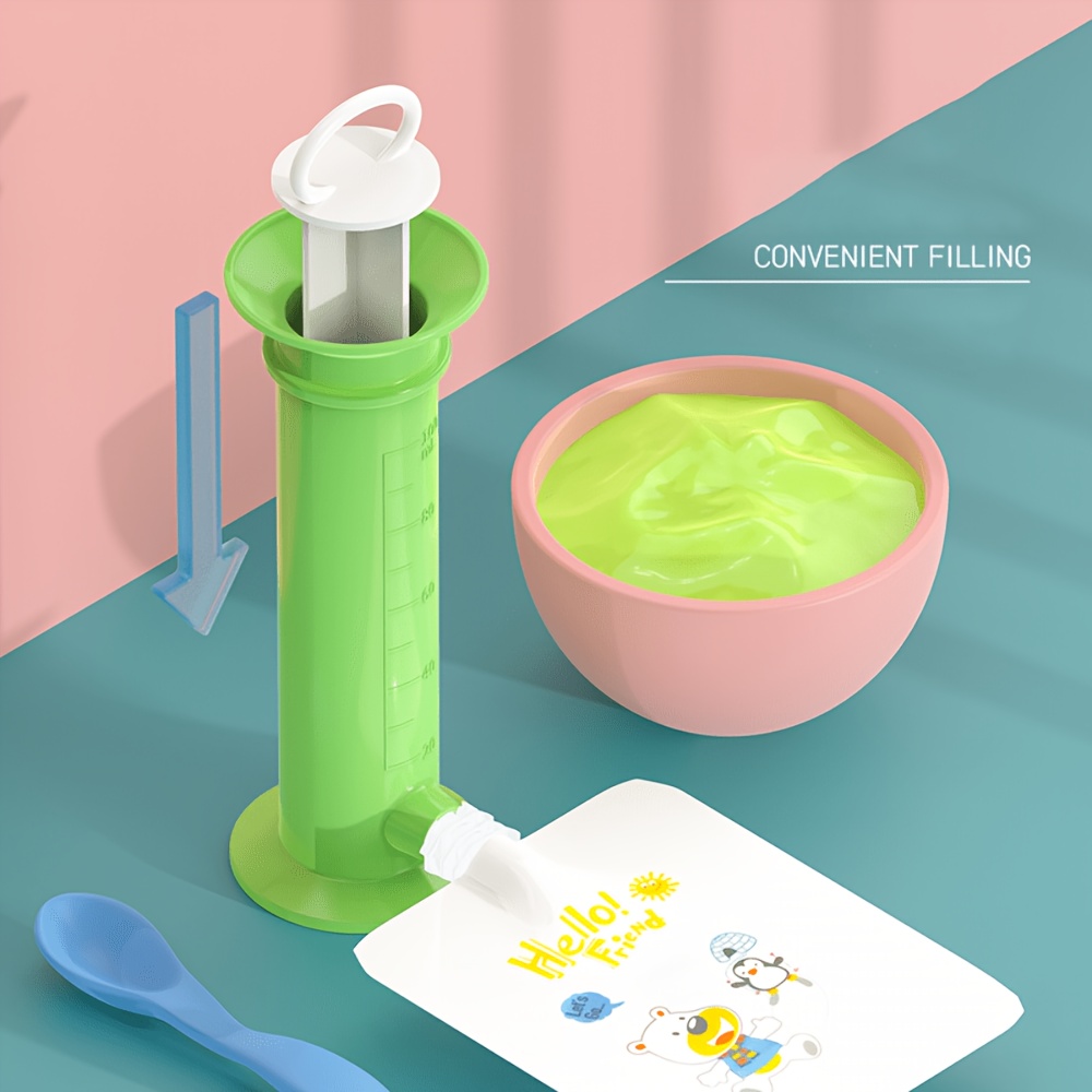 Baby Food On The Go - أداة تعبئة طعام الأطفال، حشوكيّة على