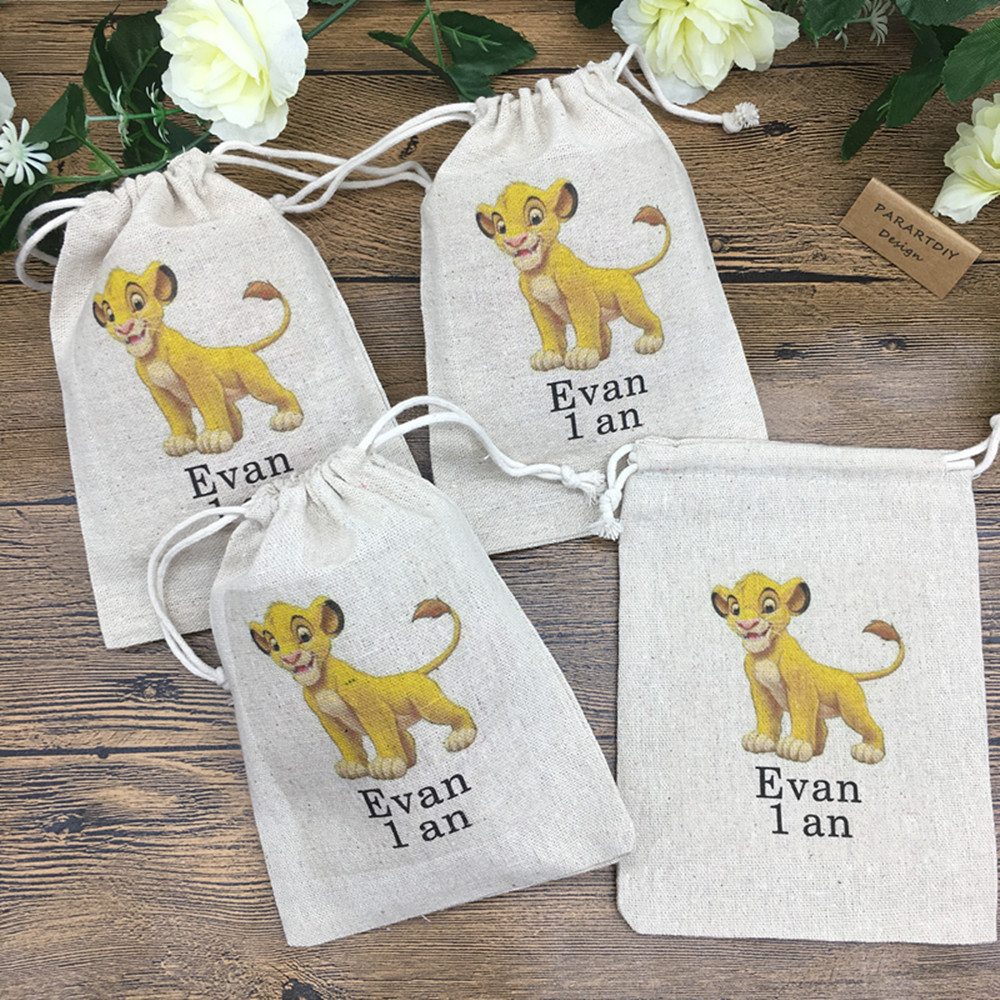 Baby Food Bag - 20 قطعة تخصيص أي الكرتون الأسد