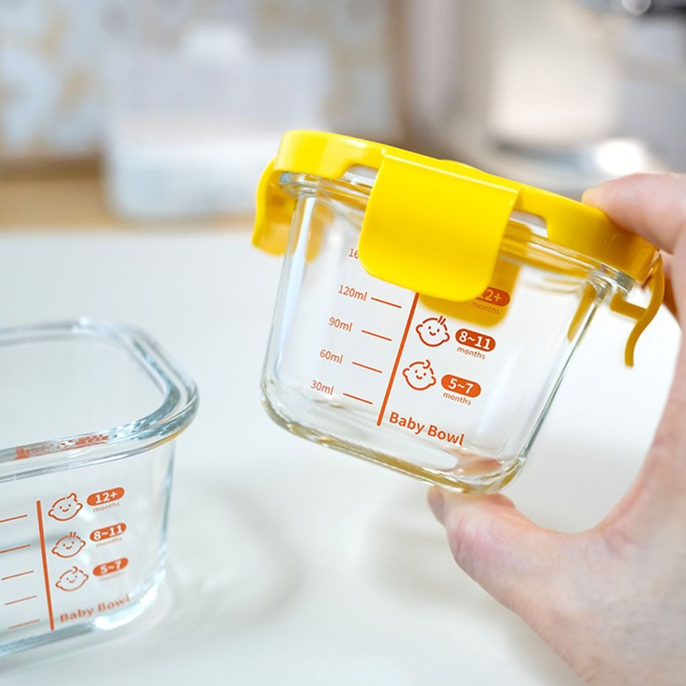 Baby Food Jars Glass - علبة تخزين طعام جديدة سعة 170