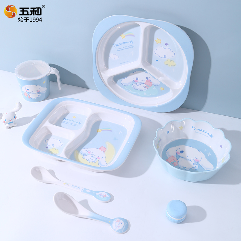 Baby Food Menu - لأدوات المائدة سانريو المضادة للحرق وعاء