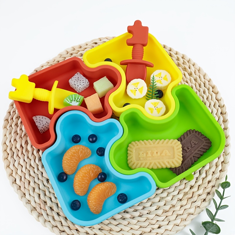 Baby Food Menu - 6 قطع/مجموعة أدوات تغذية الطفل المصنوعة