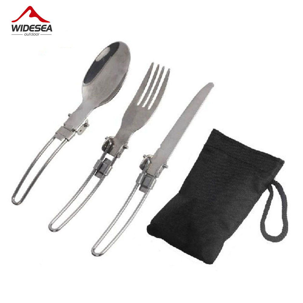 Weaning Spoon Set - 3 قطعة 1 مجموعة المحمولة التخييم