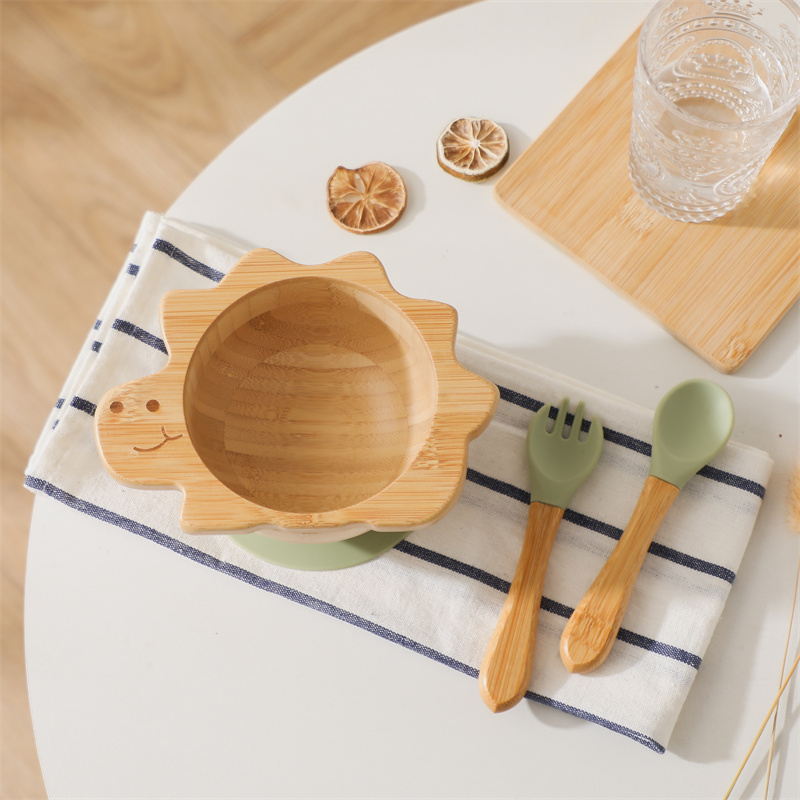 طفل خشبي ديناصور أدوات المائدة - مراجعة Baby Food Menu وسعره