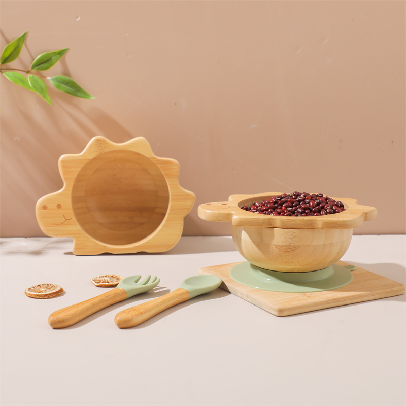 طفل خشبي ديناصور أدوات المائدة - مراجعة Baby Food Menu وسعره