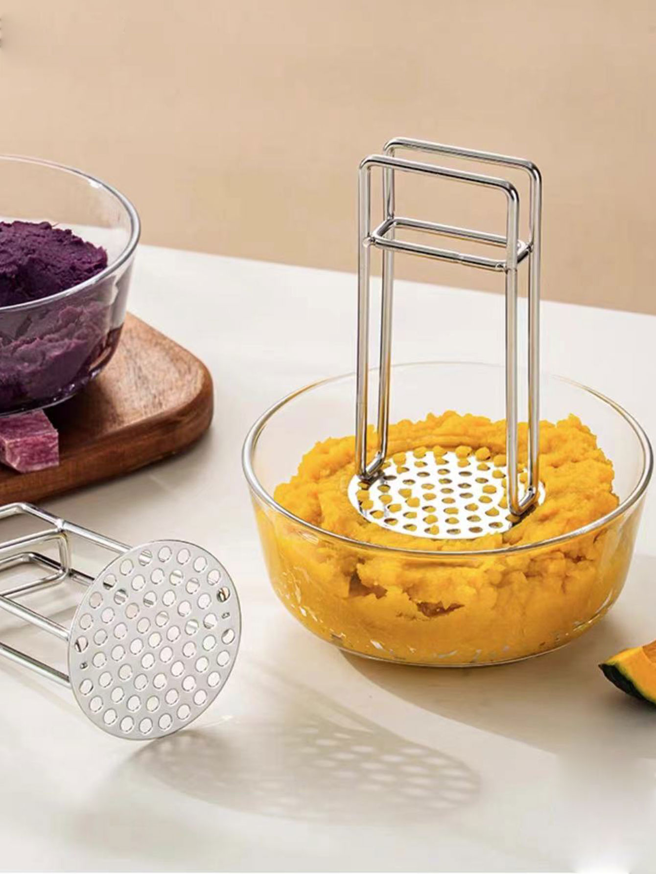 304 هراسة بطاطس من الفولاذ الم - مراجعة Baby Food Masher وسعره