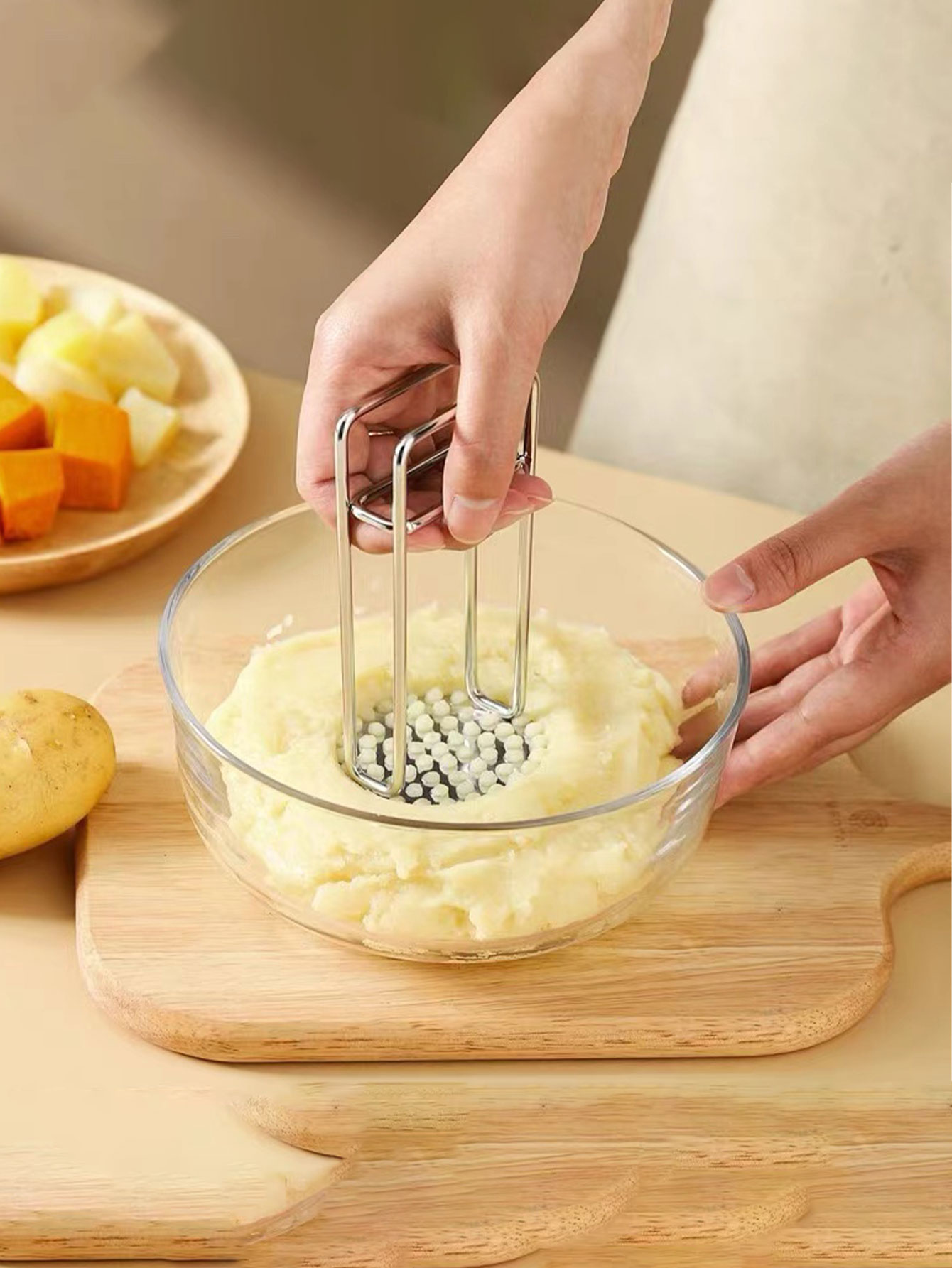 304 هراسة بطاطس من الفولاذ الم - مراجعة Baby Food Masher وسعره