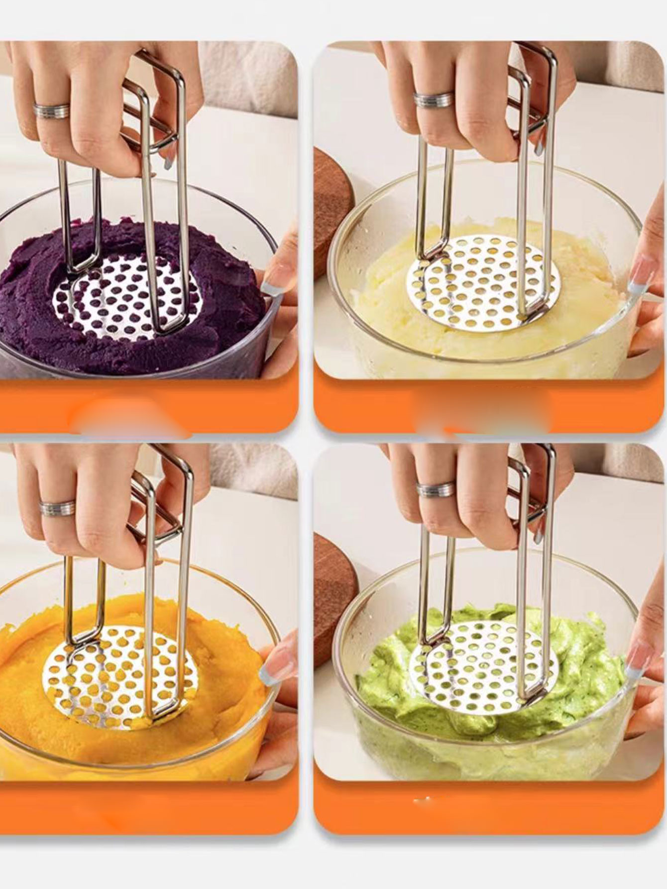 304 هراسة بطاطس من الفولاذ الم - مراجعة Baby Food Masher وسعره
