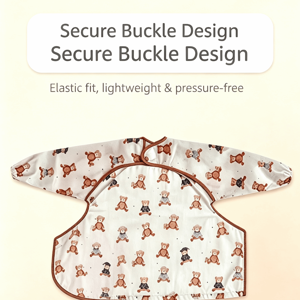 مرايل أطفال قابلة للارتداء ومق - مراجعة Baby Food Apron وسعره
