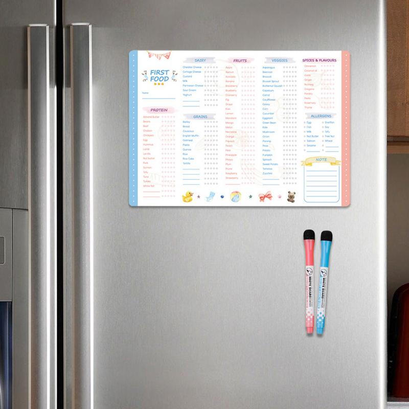أول متتبع طعام قابل لإعادة الا - مراجعة Baby Food Checklist وسعره