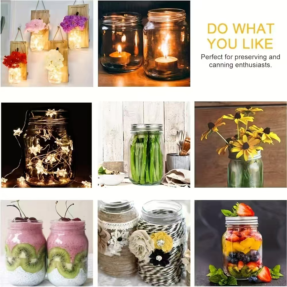 6 قطع، 12 قطعة، 500 مل/16 أونص - مراجعة Baby Food Jars Glass وسعره