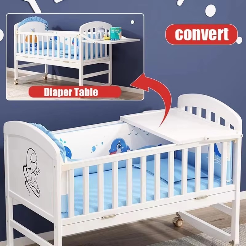 سرير أطفال 3 في 1 من الخشب الص - مراجعة Baby Food Nestum وسعره