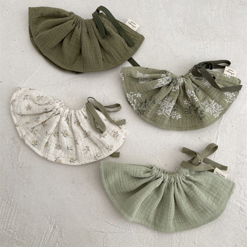 4 طبقات القطن الشاش الطفل المر - مراجعة Baby Food Apron وسعره