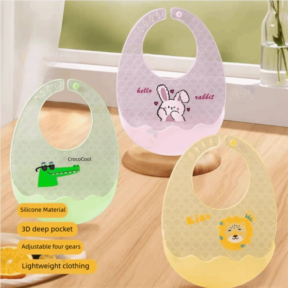 مريلة أطفال لطيفة مقاومة للماء - مراجعة Baby Food Apron وسعره