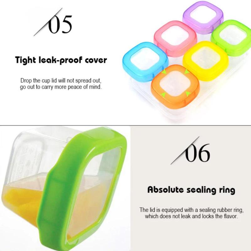 4/6 قطع من حاويات تخزين طعام ا - مراجعة Baby Food Freezer Tray وسعره