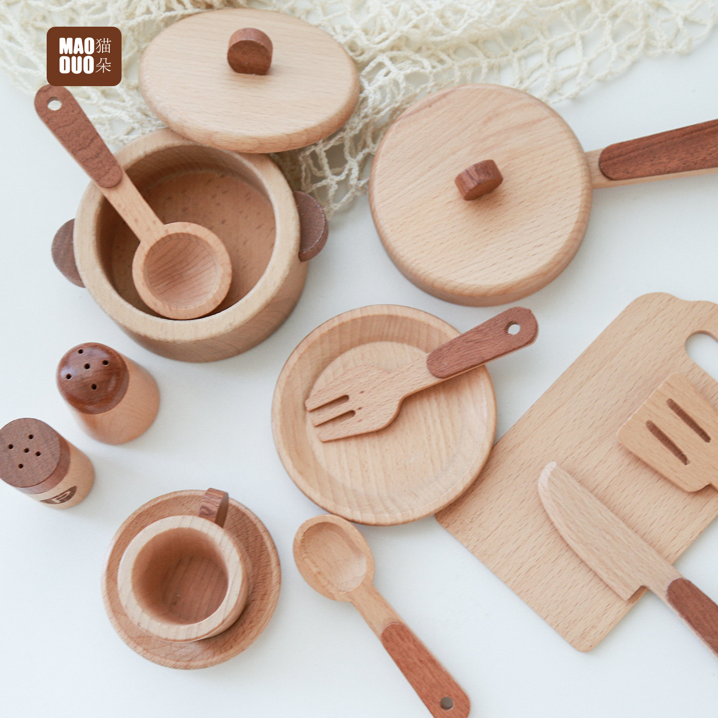 مجموعة ألعاب مطبخ خشبية للأطفا - مراجعة Baby Food Cooking Set وسعره