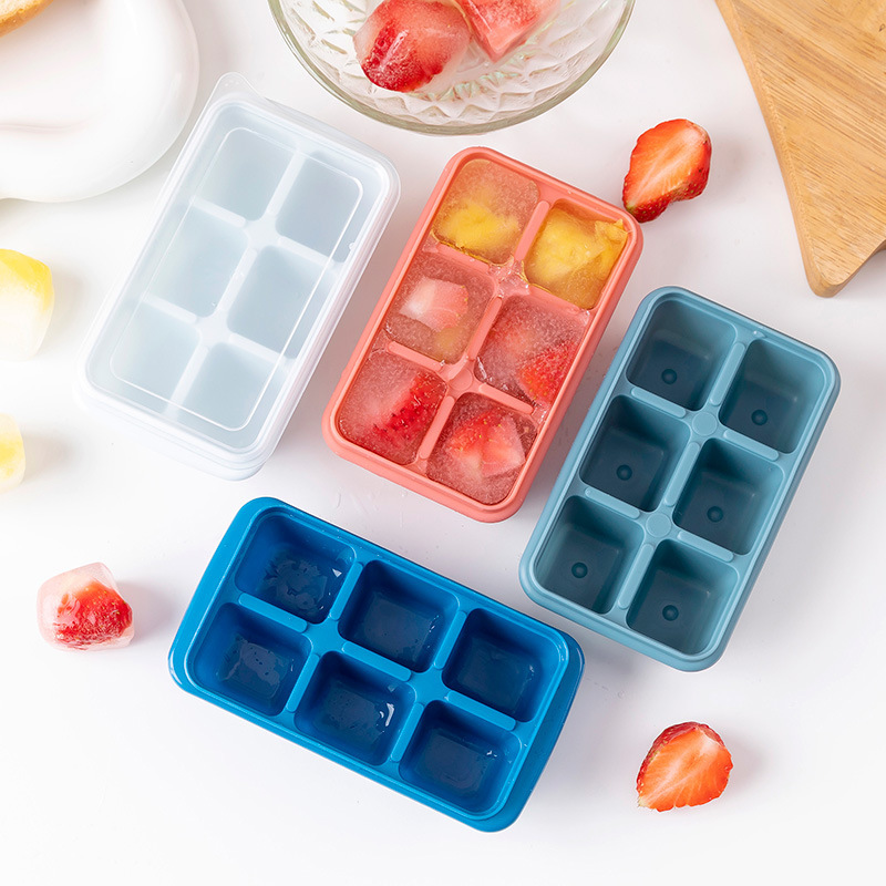 صواني مكعبات ثلج سيليكون بأغطي - مراجعة Baby Food Freezer Tray وسعره