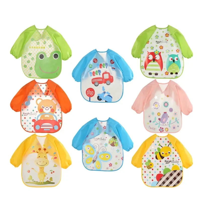 مقاوم للماء إيفا كم كامل الطفل - مراجعة Baby Food Apron وسعره