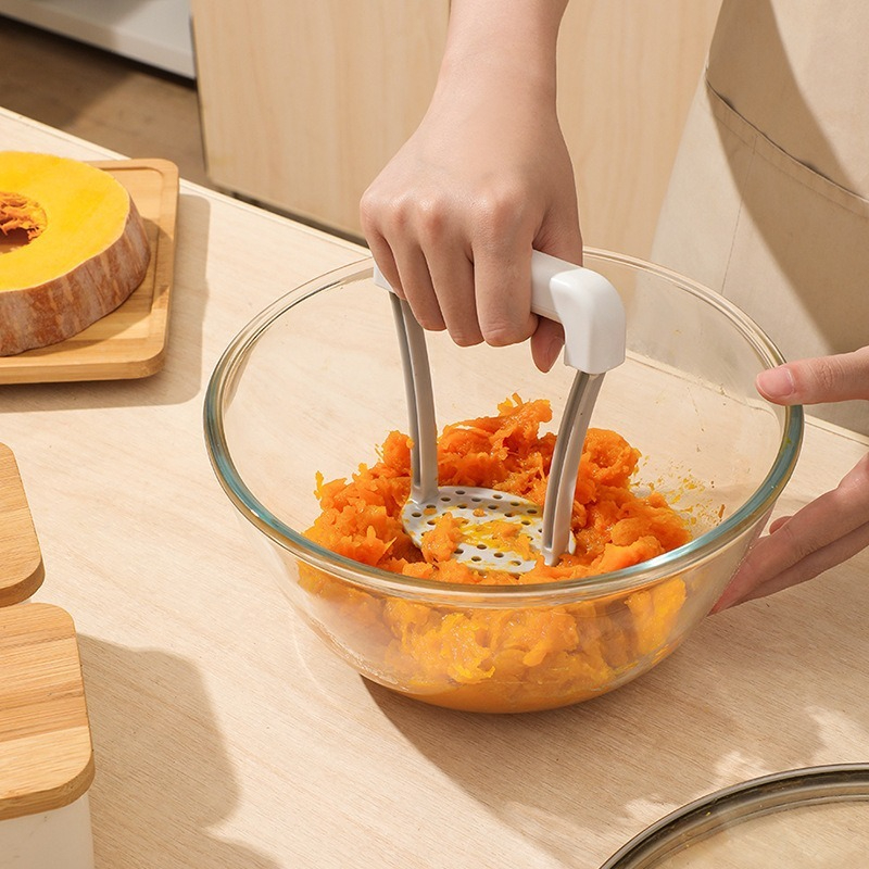 مكبس يدوي لهرس البطاطس، أداة م - مراجعة Baby Food Masher وسعره