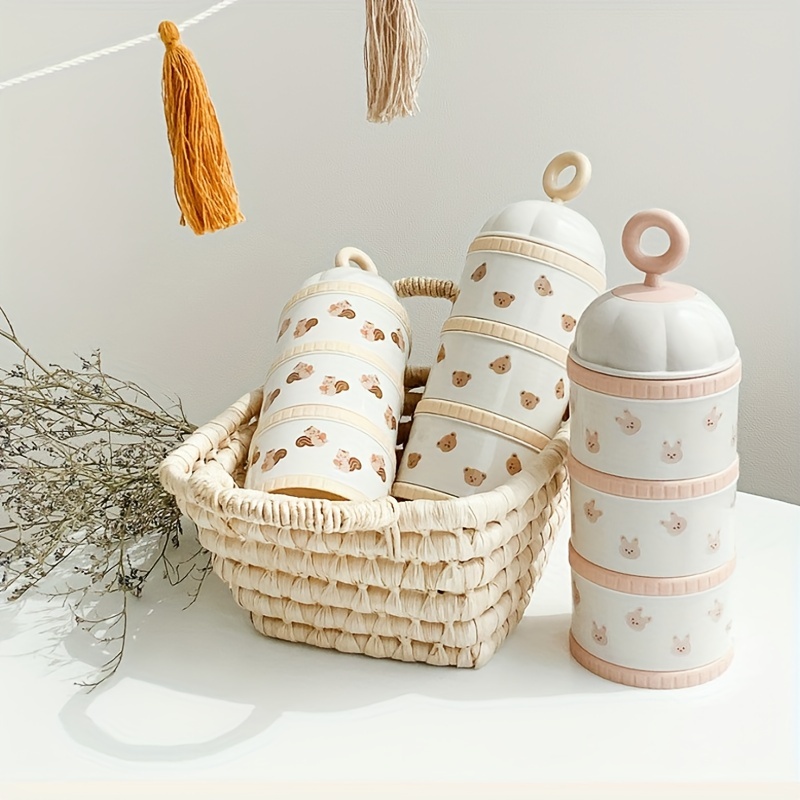 3 طبقات موزع مسحوق حليب الأطفا - مراجعة Baby Food On The Go وسعره