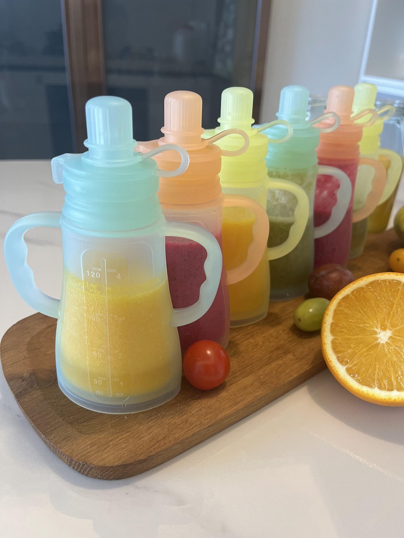 حقيبة تخزين حليب الأم الجديدة  - مراجعة Food Pouch Reusable وسعره
