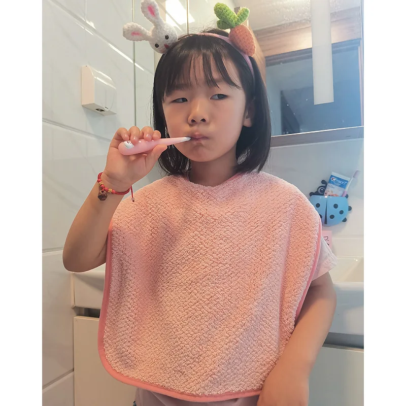 طفل منشفة لعاب الأطفال مقاوم ل - مراجعة Baby Food Apron وسعره