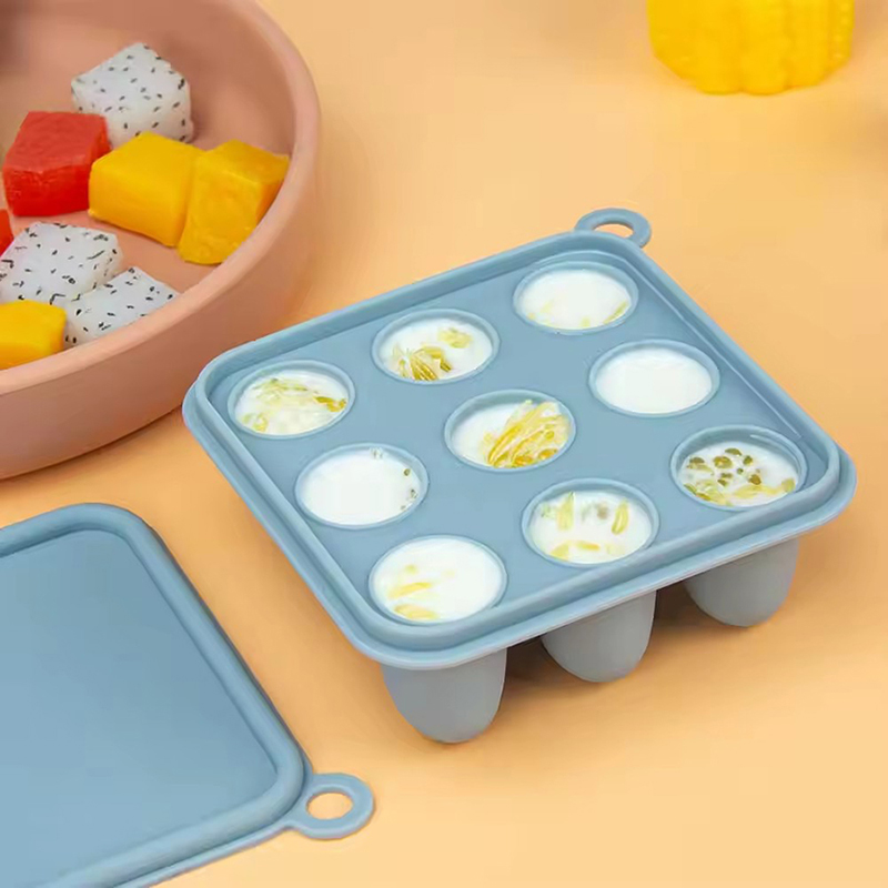 سيليكون الطفل الغذاء صينية الف - مراجعة Baby Food Freezer Tray وسعره