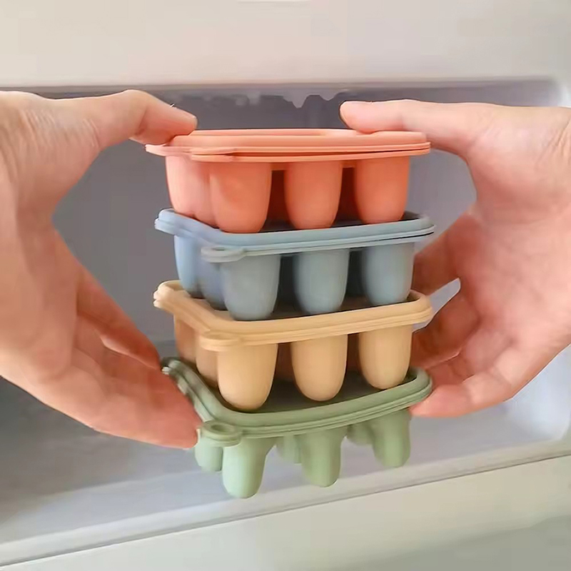 سيليكون الطفل الغذاء صينية الف - مراجعة Baby Food Freezer Tray وسعره