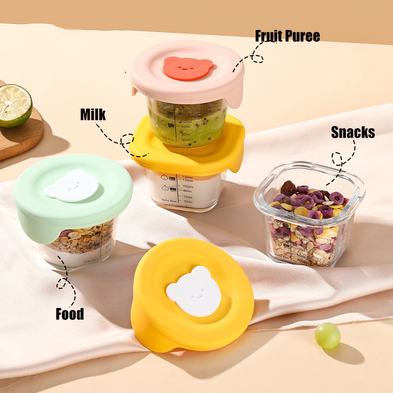 برطمانات تخزين أغذية الأطفال ا - مراجعة Baby Food Jars Glass وسعره