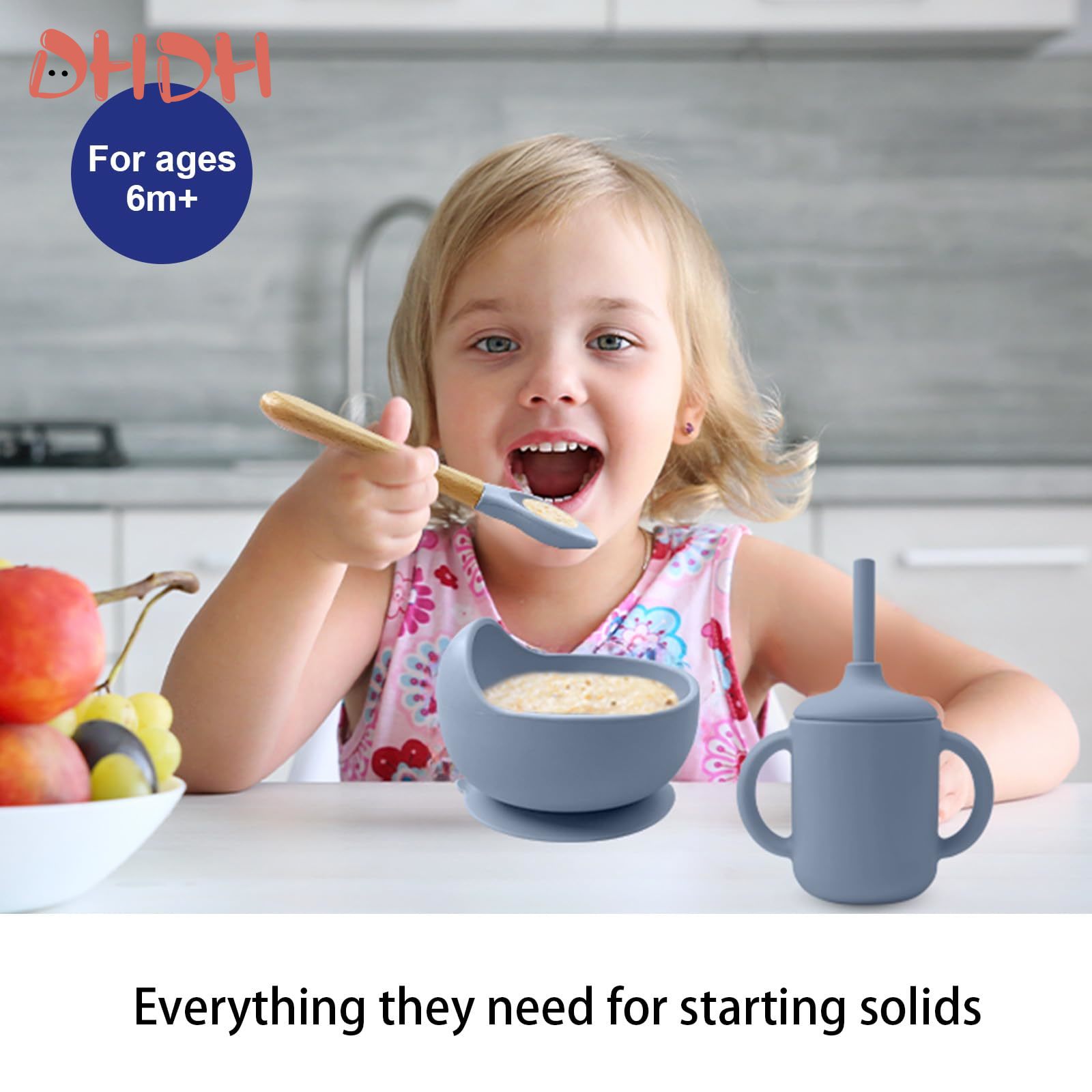 سيليكون تغذية الطفل مجموعة أدو - مراجعة Baby Food Menu وسعره