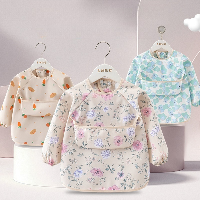 مريلة أطفال للرضاعة مقاومة للم - مراجعة Baby Food Apron وسعره