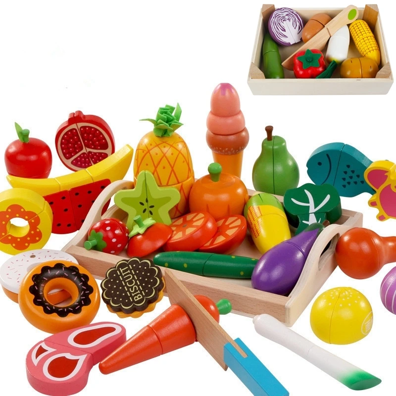 DIY لطيف خشبية قطع الفاكهة الخ - مراجعة Baby Food Cooking Set وسعره