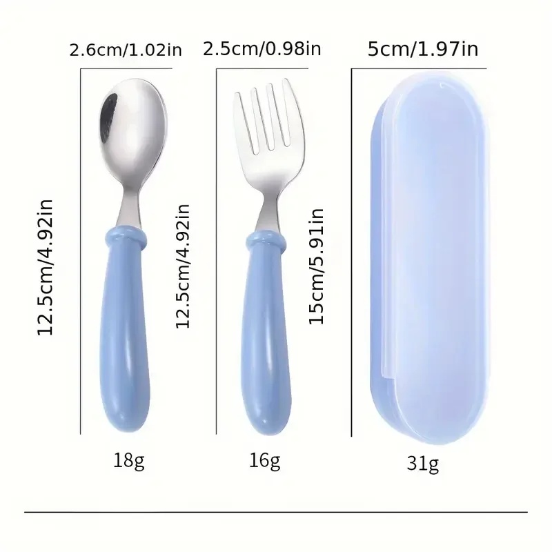 مجموعة من 2 أدوات مائدة للأطفا - مراجعة Weaning Spoon Set وسعره
