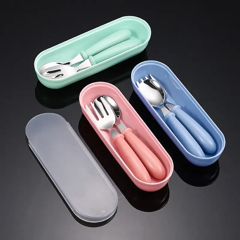 مجموعة من 2 أدوات مائدة للأطفا - مراجعة Weaning Spoon Set وسعره