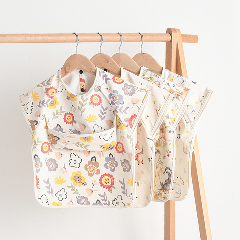 الوليد الطفل المرايل بلوزة مقا - مراجعة Baby Food Apron وسعره