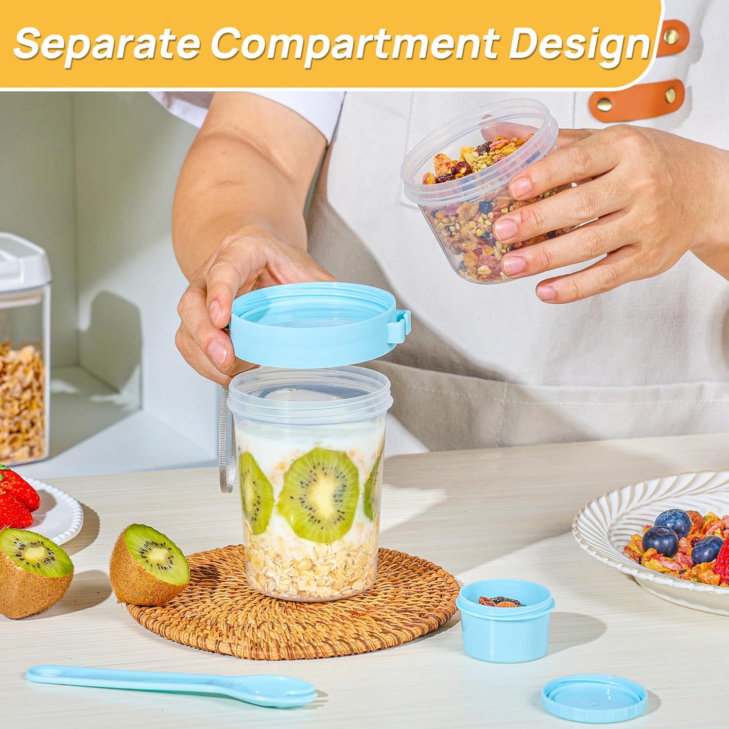 27oz الزبادي بارفيه أكواب سلطة - مراجعة Baby Food On The Go وسعره