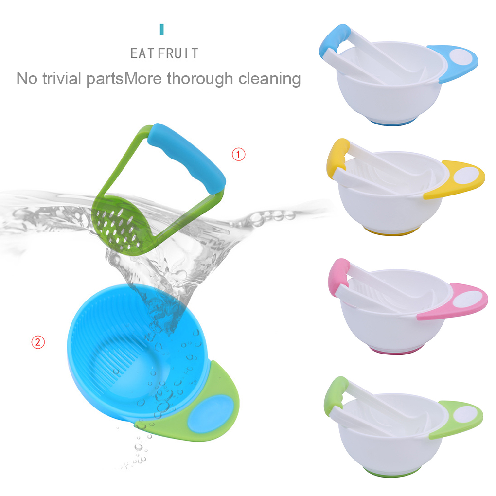 مجموعة وعاء طحن يدوية للطفل ،  - مراجعة Baby Food Masher وسعره